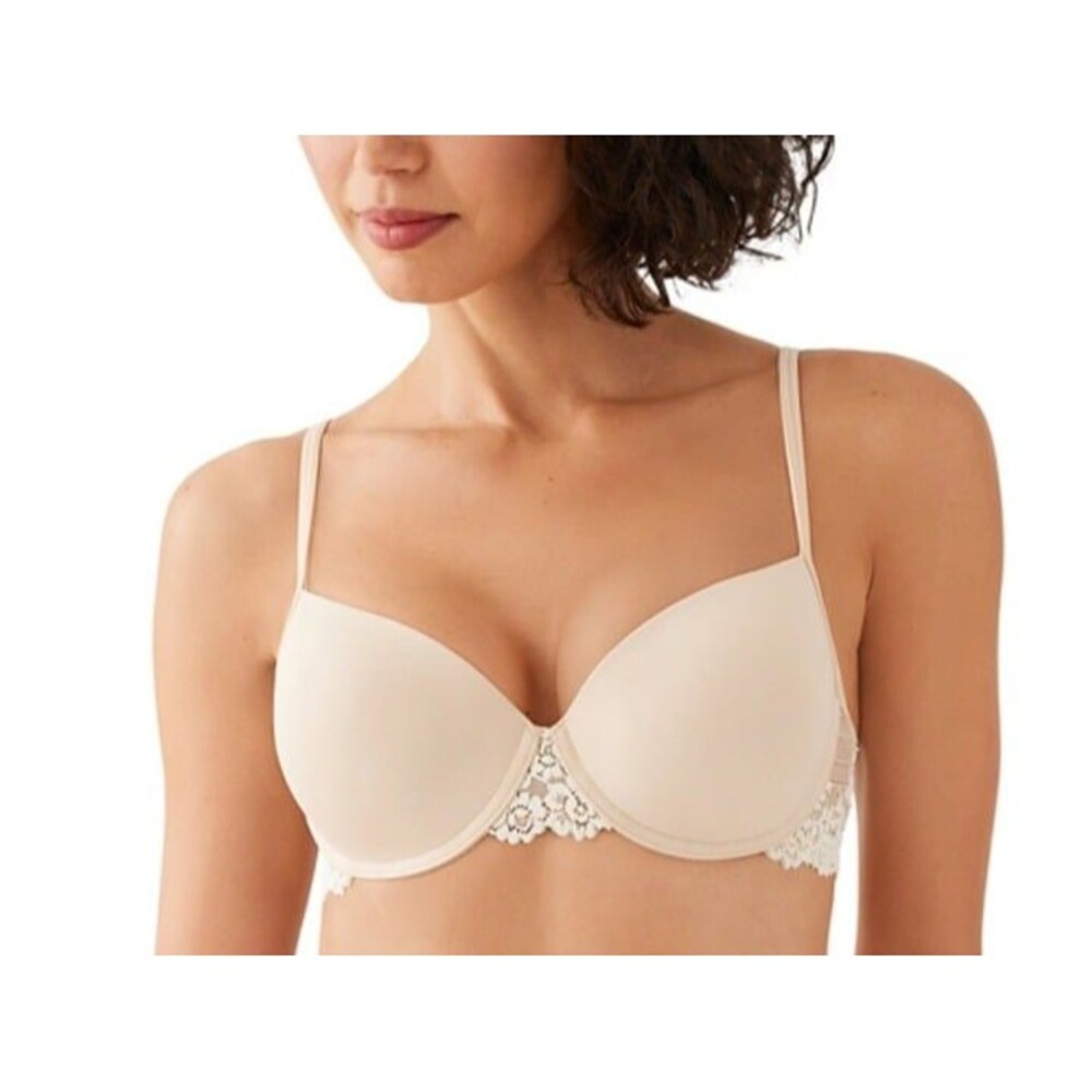 Wacoal Petite Embrace Lace Push-Up Bra Nude/Ivory Sz 32C/34B/30D